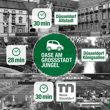 Апартаменты Oase Am Grossstadt Jungel Эркрат