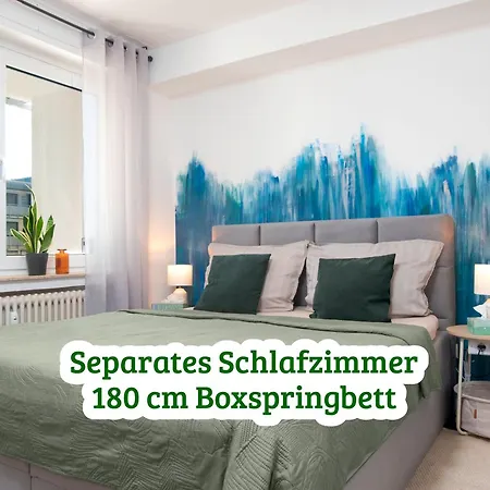 Daines Oase, Ruhig, Tiefgarage, Terrasse, Nahe Duesseldorf Lejlighed *