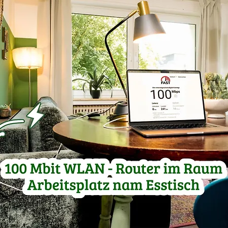 Daines Oase, Ruhig, Tiefgarage, Terrasse, Nahe Duesseldorf Apartmán Erkrath